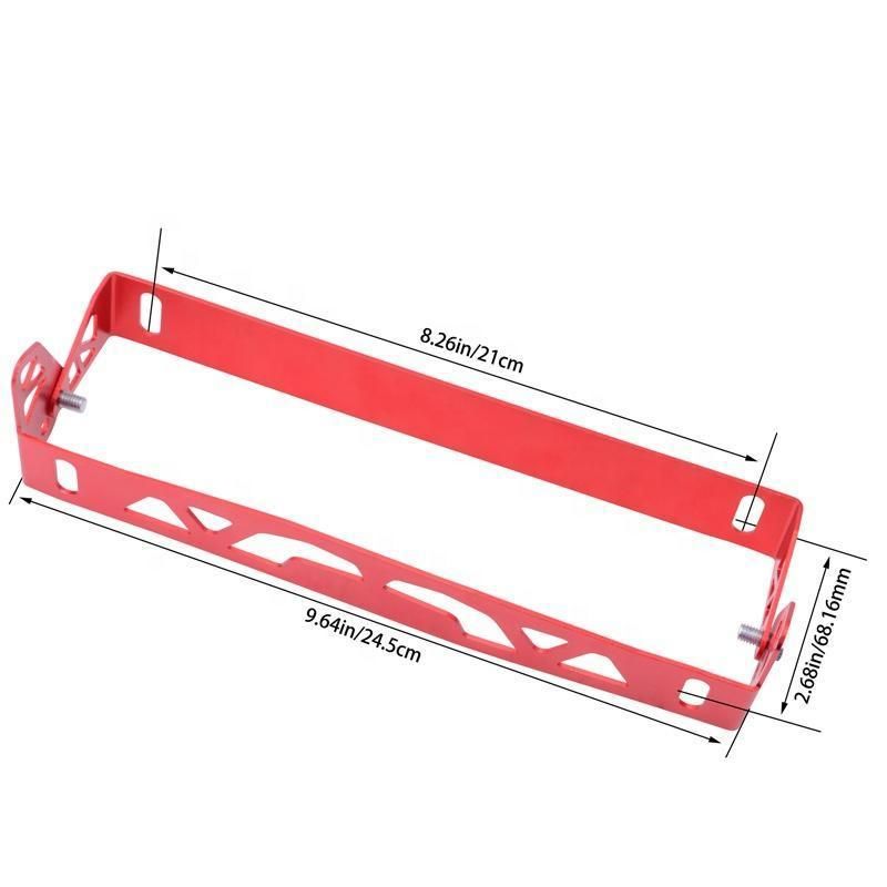 Car Universal Aluminum Adjustable Rotating Car License Plate Frame Holder