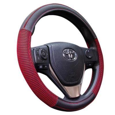 2020 Hot Selling Auto Decorative 15 Inch Universal PU PVC Steering Wheel Cover 80528