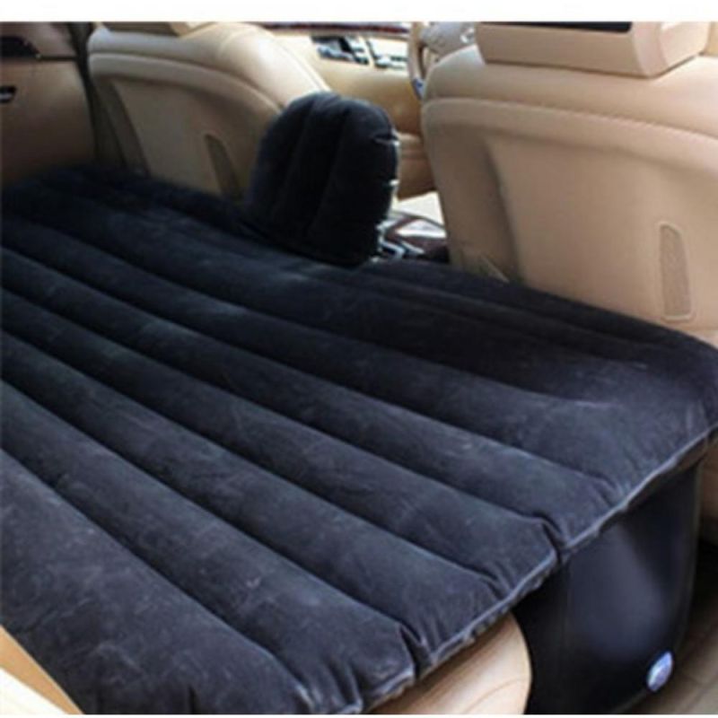 Car Travel Bed Multi-Function Folding Flocking Car Inflatable Bed, SUV Car Mattress, Rear Row Car Travel Sleeping Pad off-Road Air Bed Wyz20367