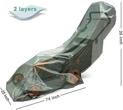 Lawn Mower Cover - Garden Farm Machine Protection - Oxford Polyeste - Waterproof Sunproof Dustproof