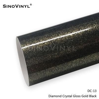 SINOVINYL Good Conformity Diamond Crystal Matte Gloss Car Wrapping Film Vehicle Stickers