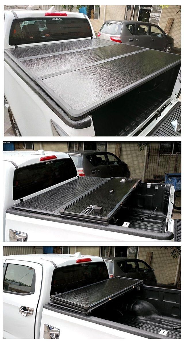 Custom Retractable Tonneau Cover Hard Tri-Fold Cover for Different Models