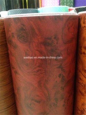 Self Adhesive Decoration PVC Sheet Wood Grain Laminated Foil Vinyl Door Covering