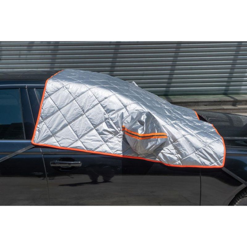 Aluiminum PEVA &Thicker Ppcotton Material Front Windshield Sunshade Snow Protection Cover