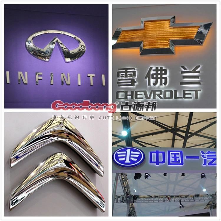 High Class Electroplate 4s Store LED Lighten Luxury Car Emblem