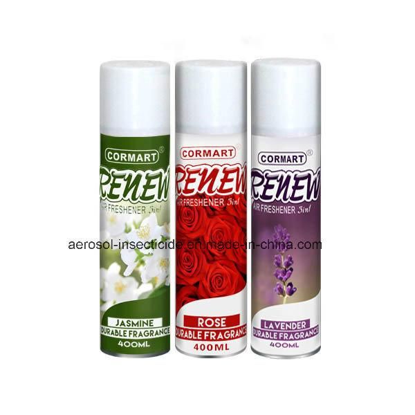 Refresh Rose Fragrance Clean Toilet Aerosol Air Freshener Spray