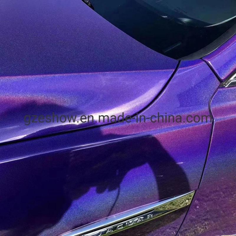 Holographic Rainbow Chrome Purple Wrapping Vinyl Sticker for Car