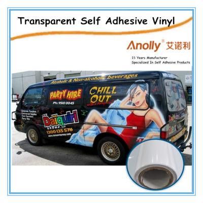 Car Body Advertising Vinyl Printing Transparent Self Adhesive Vinyl