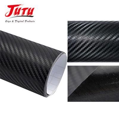 Jutu 3D Fibras De Carbono Vinilo Decorativo PARA Coches Carbon Fiber Car Sticker