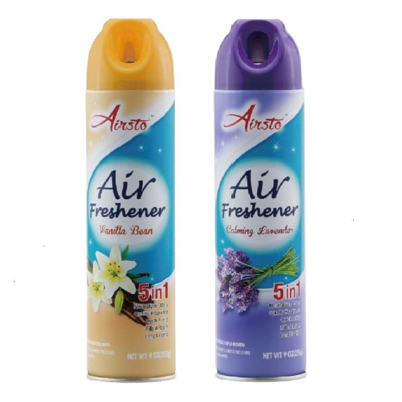 300ml Eco-Friendly Aerosol Air Freshener Vanilla Flower Scent for Home/Car/Office