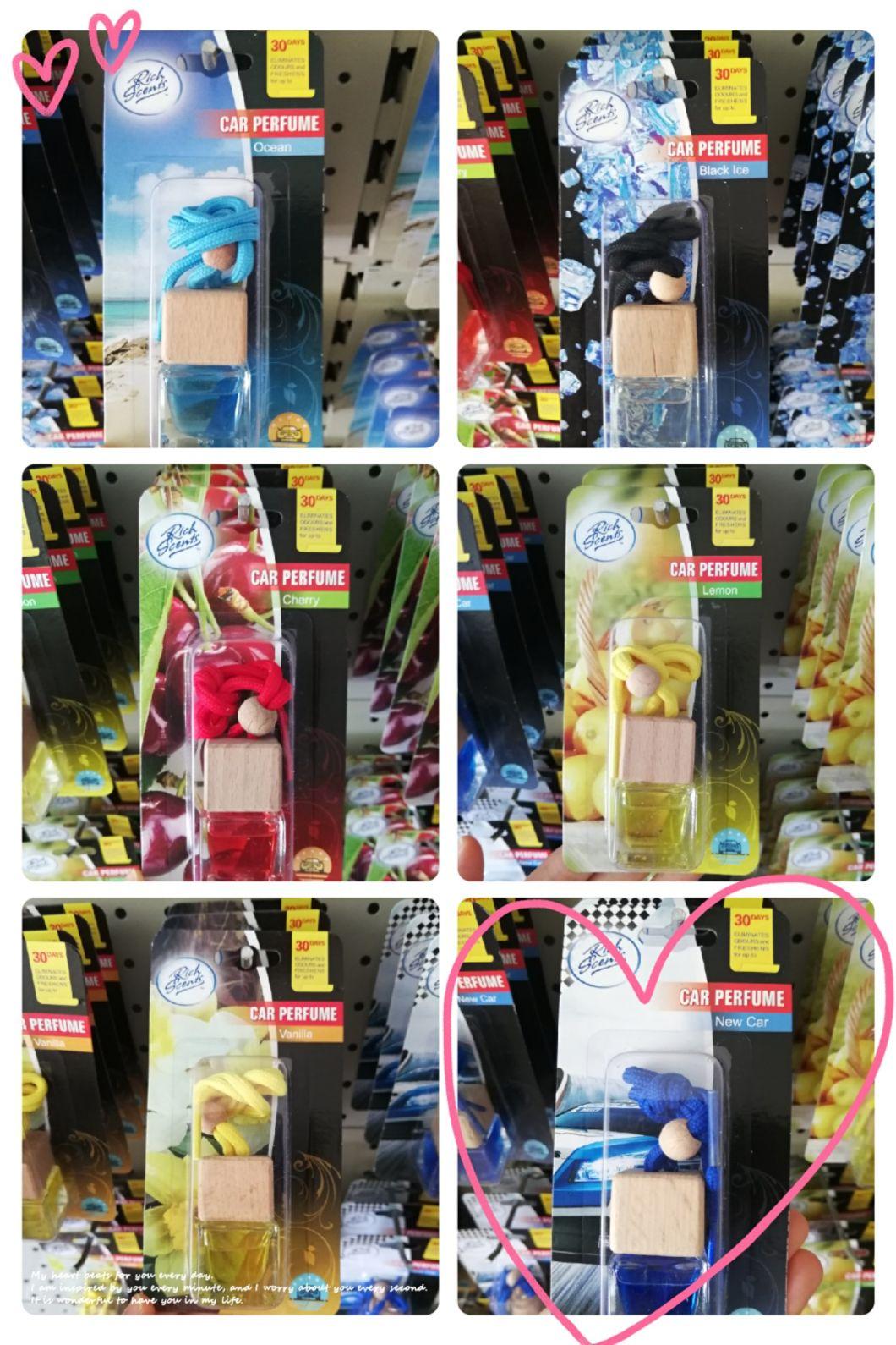 Hot Sale Popular Perfume Paper Card Hanging Car Air Freshener