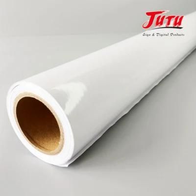 Jutu Advertising Material Vehicle Advertising Car Window Sticker Self Adhesive Film in China