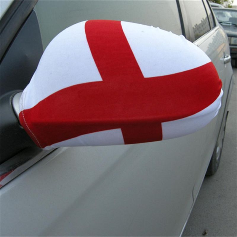 Car Decoration National Flag Pattern Rearview Mirror Cover