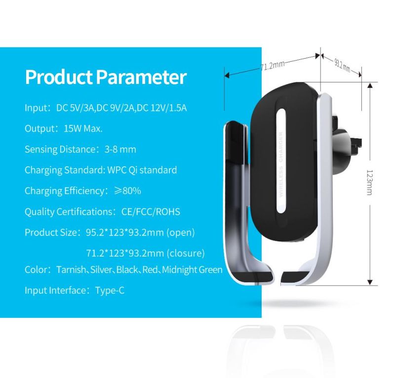 Best Wireless Car Charger Phone Holder Qi Wireless Car Charging