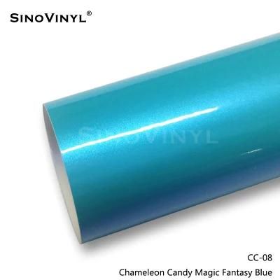 SINOVINYL Good Conformity Chameleon Candy Mystic Fantasy Car Wrapping Vinyl Sticker Film