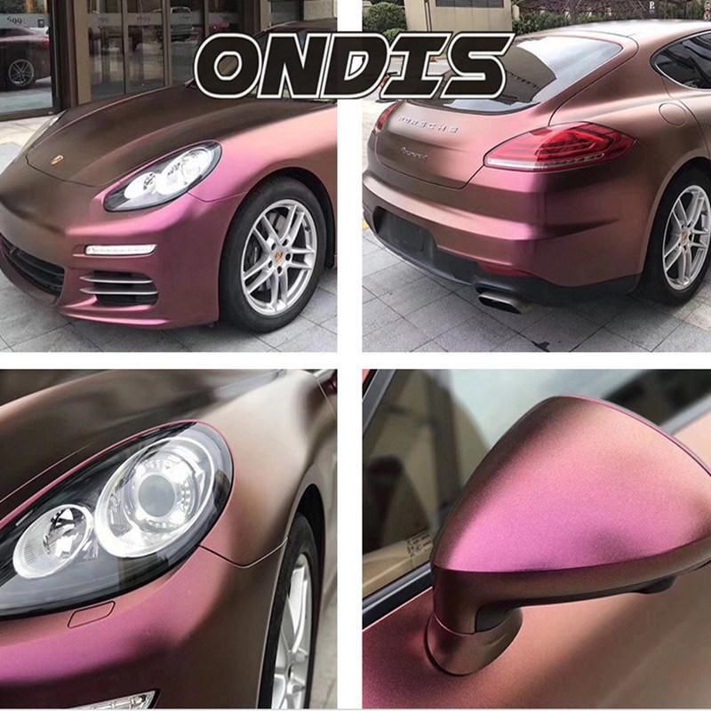 Matte Diamond Bling Color Changing Auto Vinyl Film