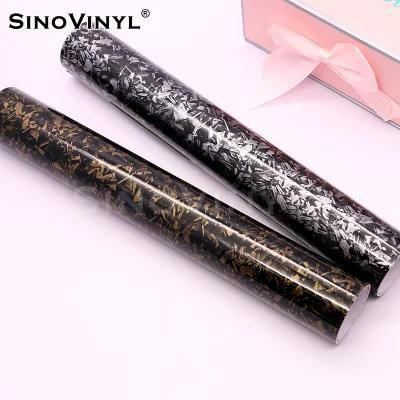 SINOVINYL Premium Air Free Vinyl Wrap Forging Car Carbon Fiber Film 3D Pattern Decoration Wrap