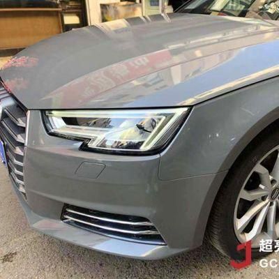 1.52*18m Glossy Crystal Nardo Gray Vinyl Film Car Wrap Stickers Film Car Decoration Car Vinyl Wrap Car Color Change Film