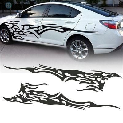 Customized Waterproof PVC Material Green Decoration Car Sticker