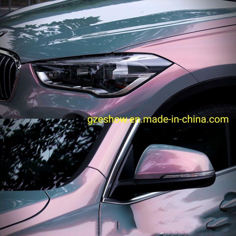 Gray Vehicle Wrapping Stickers Foil Vinyl Film