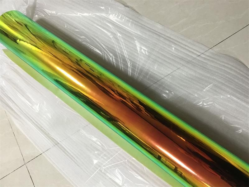 Laser Car Wrap Film Holographic Chrome Rainbow Sticker Car Film Vinyl