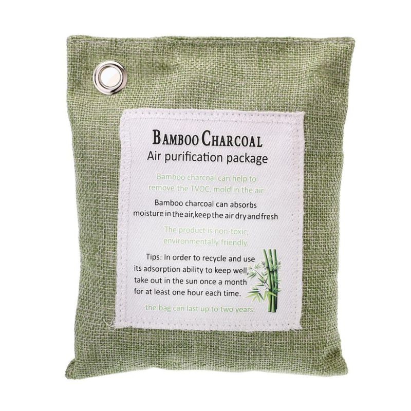 Premium Activated Bamboo Air Purifier Bamboo Charcoal Bag Odor Absorber 500g