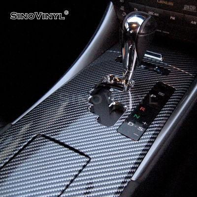 SINOVINYL 2D Gloss Carbon Fiber Vinyl Film Bubble Free For Car Wrapping Laptop Phone Cover