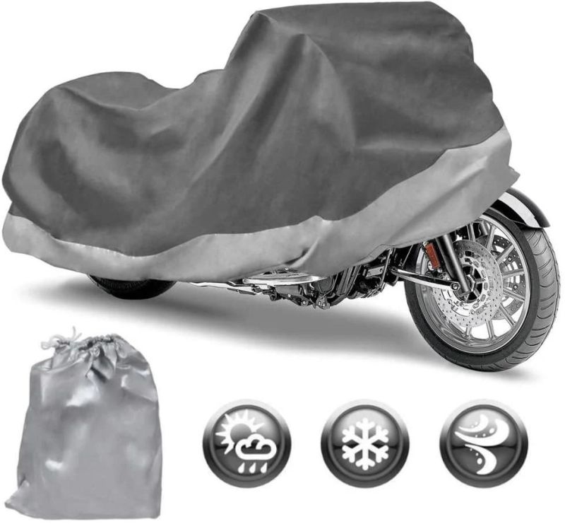 Motorcycle Cover All Season, Xx-Large with Lock-Holes - Waterproof UV Resistant