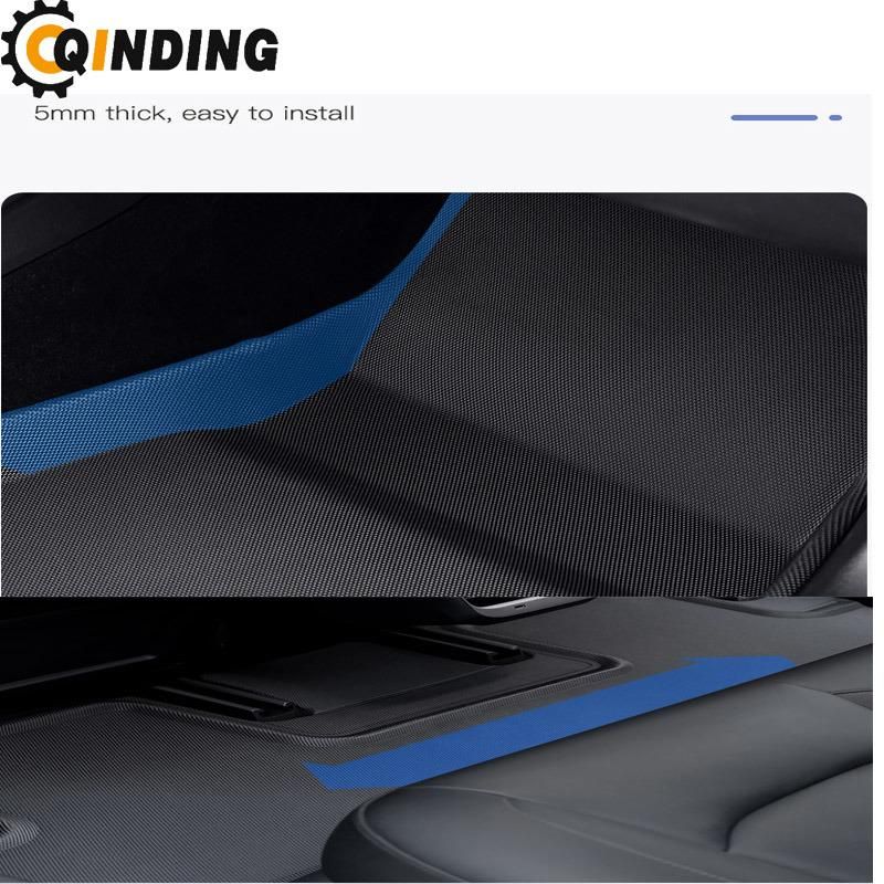 Waterproof Foot Mat Custom-Fit TPE Car Floor Carpet Foot Mat for Pajero Sport