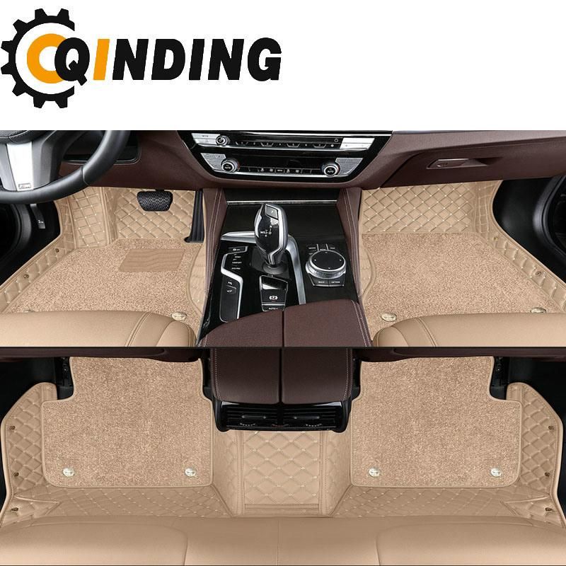 Basics 4-Piece Thick Flexible Rubber Car Floor Mat