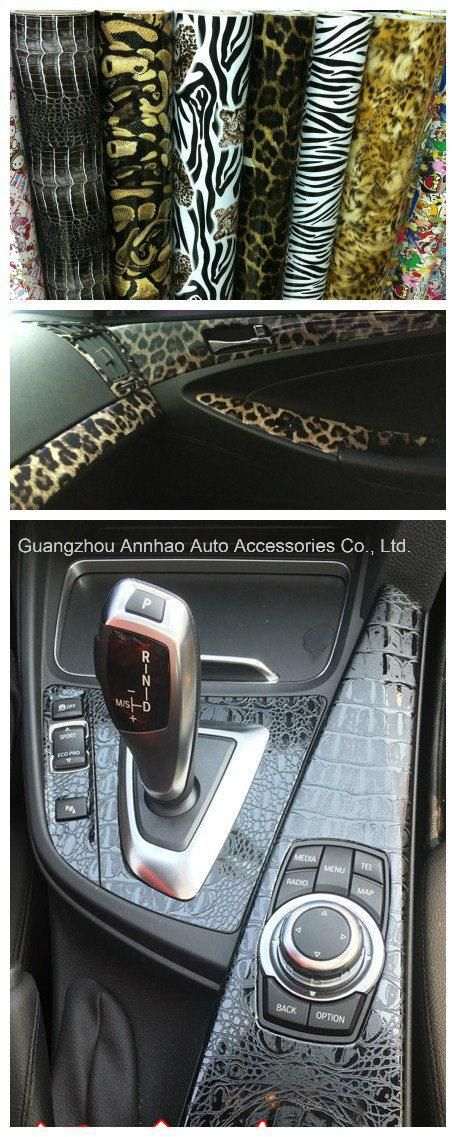 Leopard Skin Car Wrap Vinyl New Sticker with Bubble Free for Decoration