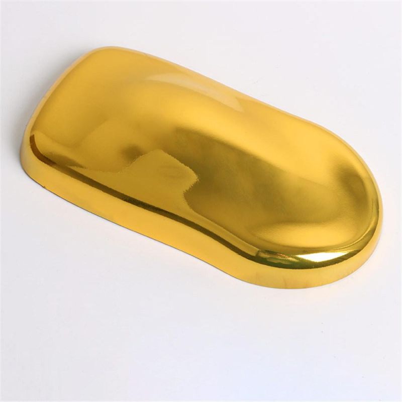 Glossy Chrome Gold Car Vinyl Wrap Adhesive Film Car Foiling