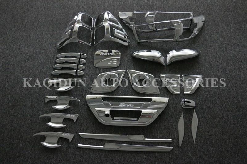 Top Quality Black Chrome Combo Set Garnish for Hilux Revo 2016~on