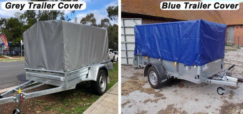 Custom Size Waterproof Tarpaulin 8X4/7X4 PVC Open Utility Cargo Trailer Cover