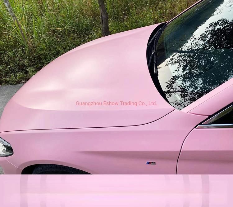 Self Adhesive Vinyl Uitra Matte Vinyl Wrap Carnation Pink Car Sticker