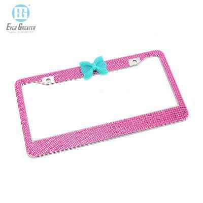 Glowing License Plate Frame Chic 34X16