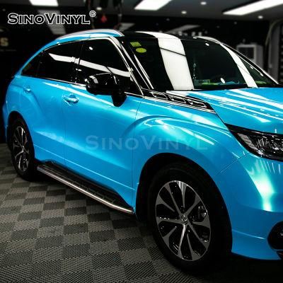 SINOVINYL Super High-density Colorful Mystic Coral Stretchable Car Vinyl Auto Wrap Film