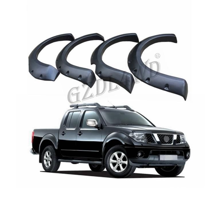 Aftermarket 4X4 Fender Flare Kit Black for Nissan Navara D40 05-14 4door