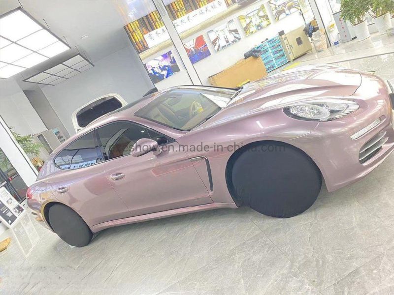 Satin Metallic Glossy Ice Berry Car Wrap Vinyl Full Roll Film