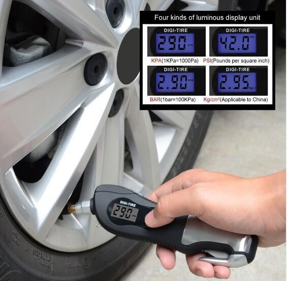 Professional Digital Tyre Tread Gauge with Range 0-25mm 0-20mm