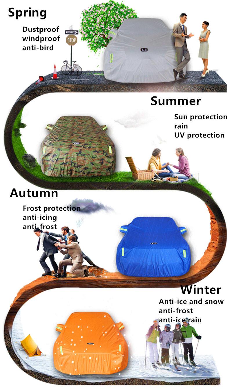 Hot Sale All Weather Oxford Frost-Proof Snow-Proof Auto Car Cover