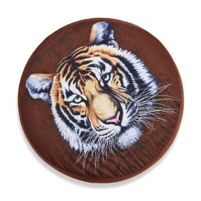 Custom Printed Tiger Pattern Swivel Seat Cushion