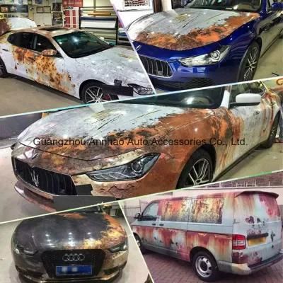 Car Sticker Rusty Car Wrapping Vinyl Foil Film Rust Vinyl Paper