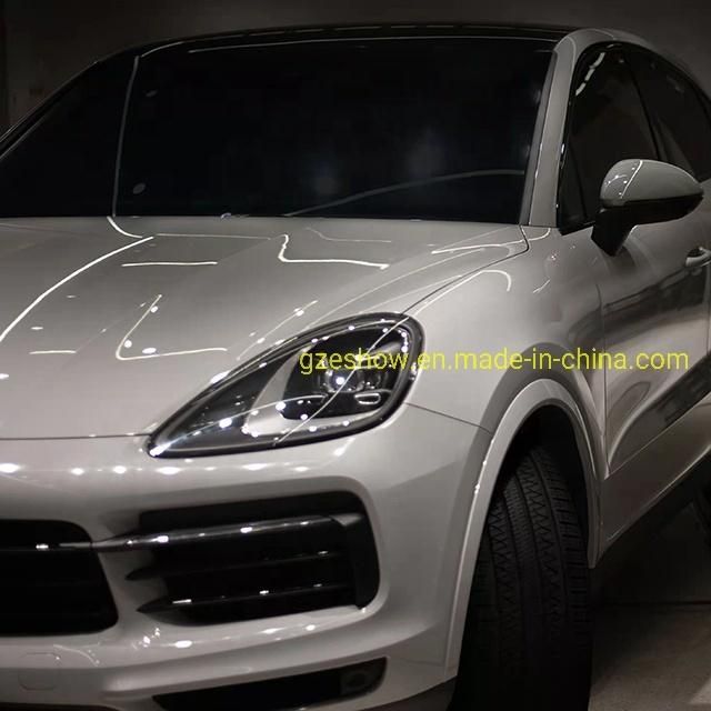 1.52*18m Glossy Pet Sub Gray Car Wrap Sticker