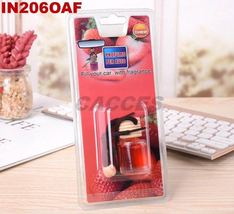 Refillable Car Perfume Glass Bottle Air Freshener Bottle Hanging Fragrance Diffuser Car Diffuser Air Freshener Scented Oil Diffuser, Fragrance for Car, Office