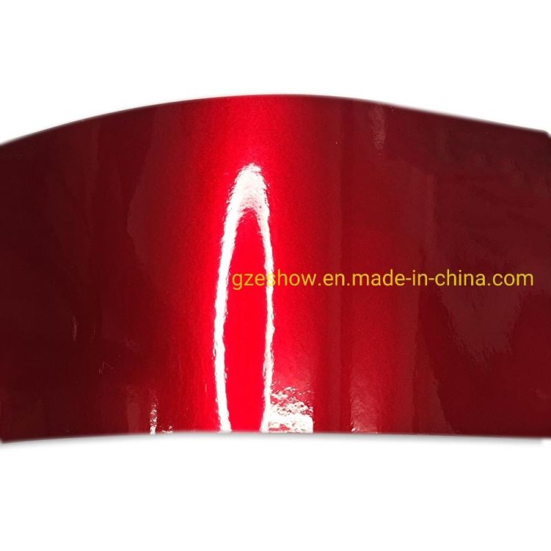 Super Gloss Metallic Soul Red Vinyl Wrap PVC Car Wrap Viny