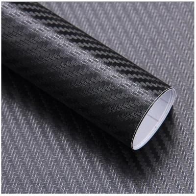 Guangzhou Hot Sale Series Automotive Film 3D 4D 5D Carbon Fiber Wrapping Sticker Black Car Wrap Vinyl Car Body Decoration Vinyl Film