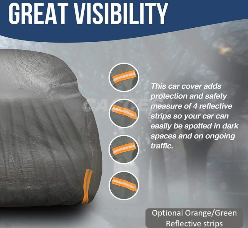 Universal Fully Waterproof, Scratch Proof, Durable Car Cover, Breathable 250g Cotton Filled, Heavy Duty All Size for Sedan, SUV, MPV, Motorcycle Xs/S/M/L/XL/XXL