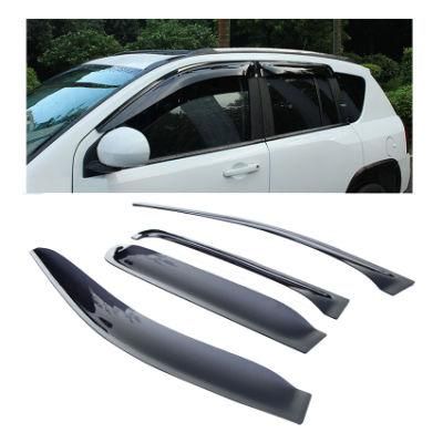 4PCS Black Color Car Window Visor