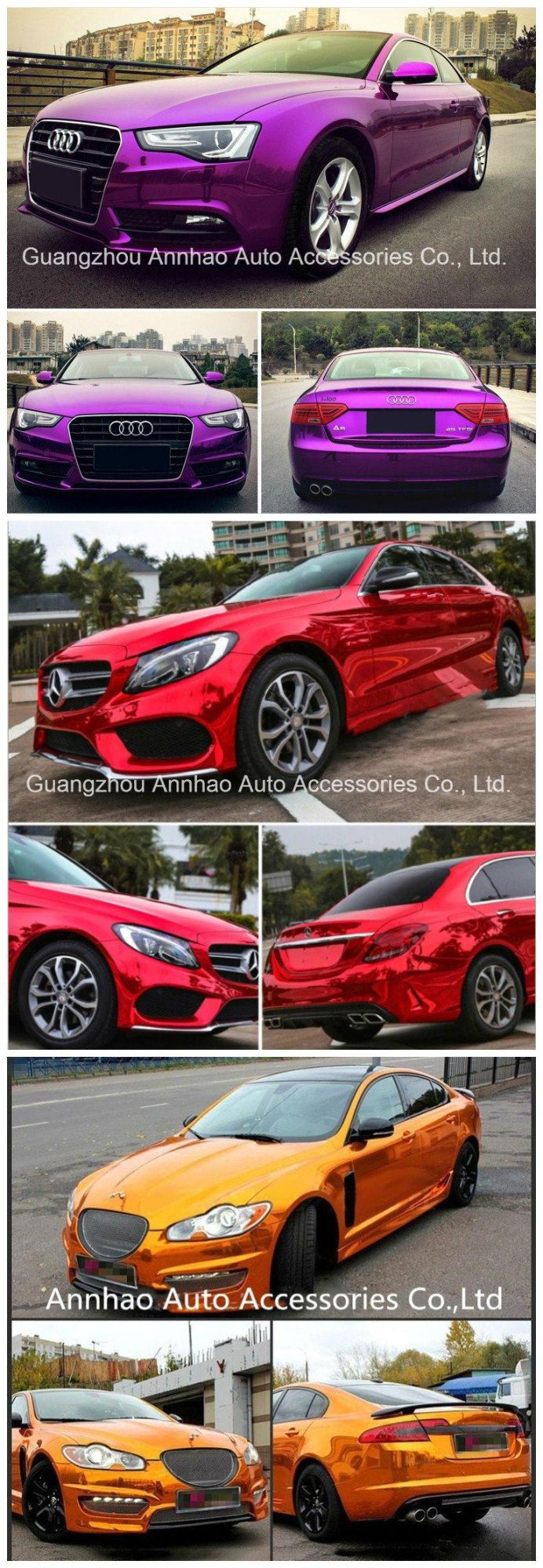 Wholesale Car Decoration Sticker Mirror Chrome Vinyl Wrap